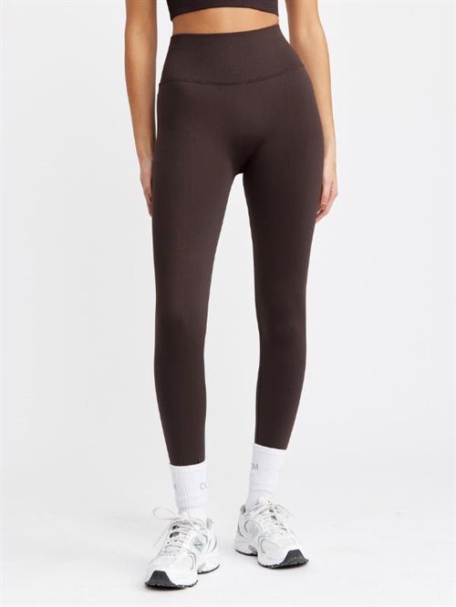 DROP OF MINDFULNESS SIGNATURE SEAMLESS LEGGINGS - BRUN