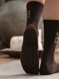 MOONCHILD PILATES STRØMPER MED GRIP - COCO POWDER