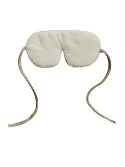 AYÛ CREMEFARVET SOVEMASKE I 100% SILKE 