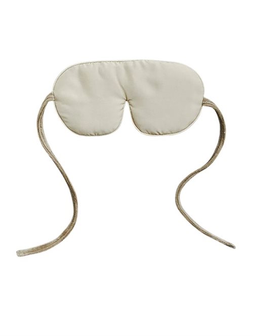 AYÛ CREMEFARVET SOVEMASKE I 100% SILKE 