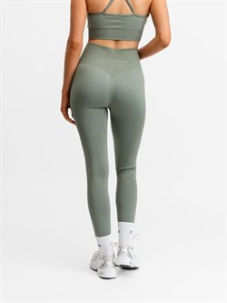 DROP OF MINDFULNESS SIGNATURE SEAMLESS LEGGINGS - AGAVE GREEN