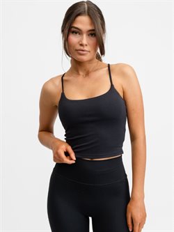 DROP OF MINDFULNESS TOP MED TYNDE STROPPER - SORT