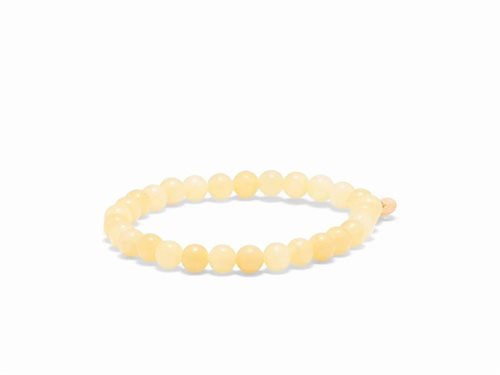 SOÏ ARMBÅND GUL JADE - 6 MM