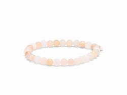 SOÏ ARMBÅND ROSA JADE - 6 MM