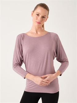 TEMPSDANSE BAMBUS BLUSE - BURLWOOD